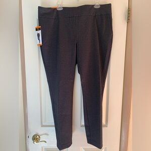 Dalia Ladies pull on slacks wide waistband straight leg-XXL